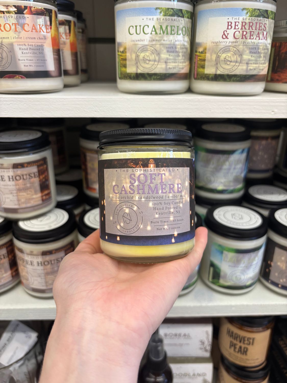 New Scotland Candle Co. Soft Cashmere 7oz