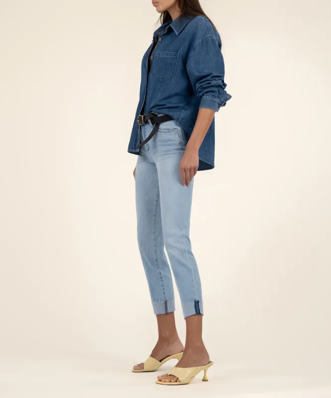 Kut From The Kloth Amy Straight Leg Roll Up Awaren