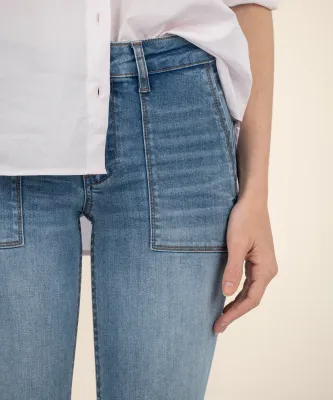 Kut From The Kloth Stevie Crop Straight Leg Traditi