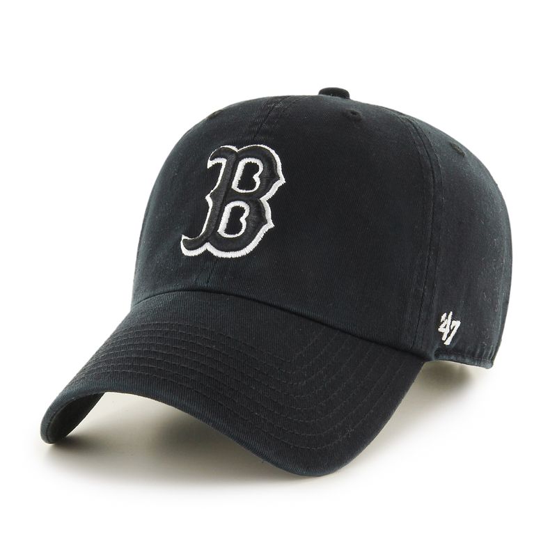 Boston Red Sox Black/White &#39;47 Clean Up