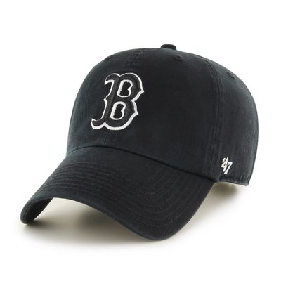 Boston Red Sox Black/White &#39;47 Clean Up