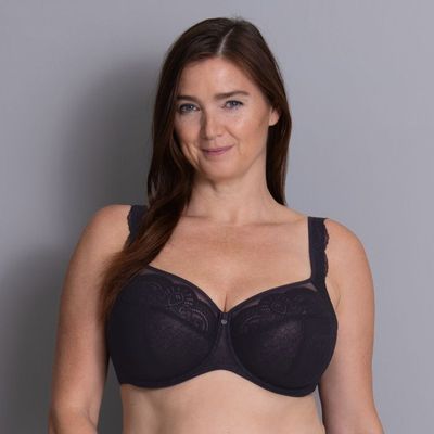 Rosa Faia Selma Lace Underwire Full Cup Black