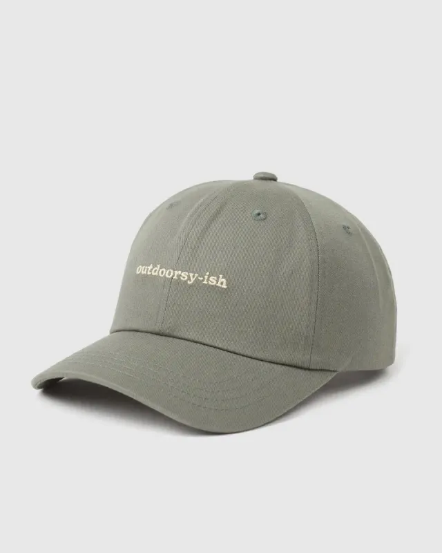 Ten Tree Outdoorsy-ish Peak Hat Agave Green