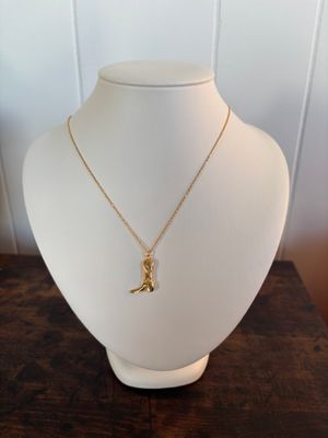 House of Moda Cowboy Boot Necklace