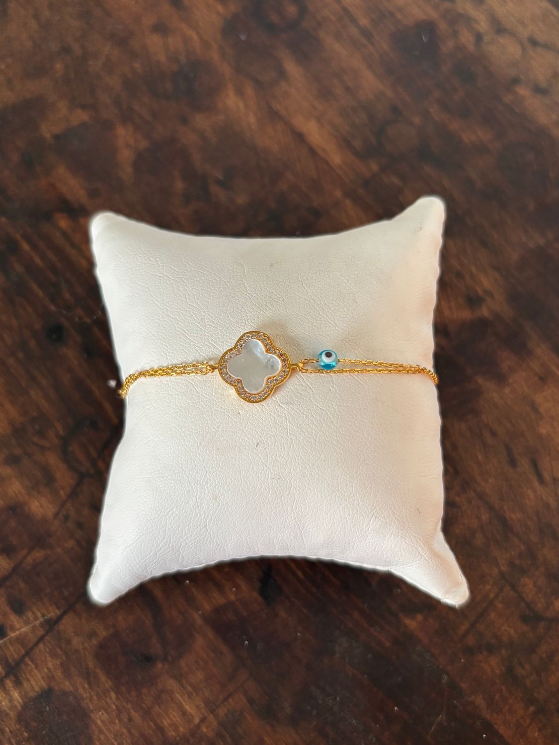 House of Moda MOP Clover Bracelet