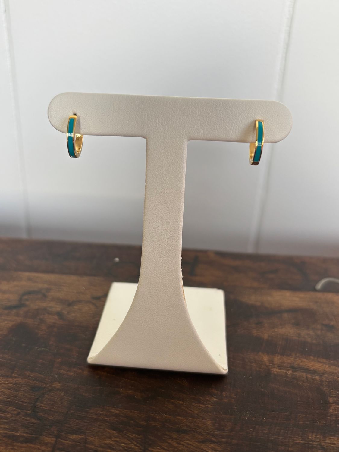 House of Moda Enamel Huggie Hoops