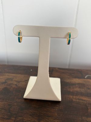 House of Moda Enamel Huggie Hoops