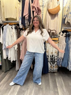Daze Far Out High Rise Wide Leg Daze-y