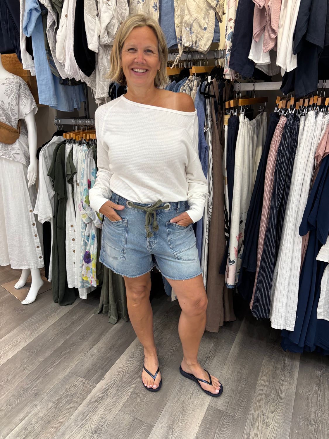 Free People Moxie Shorts Truest Blue