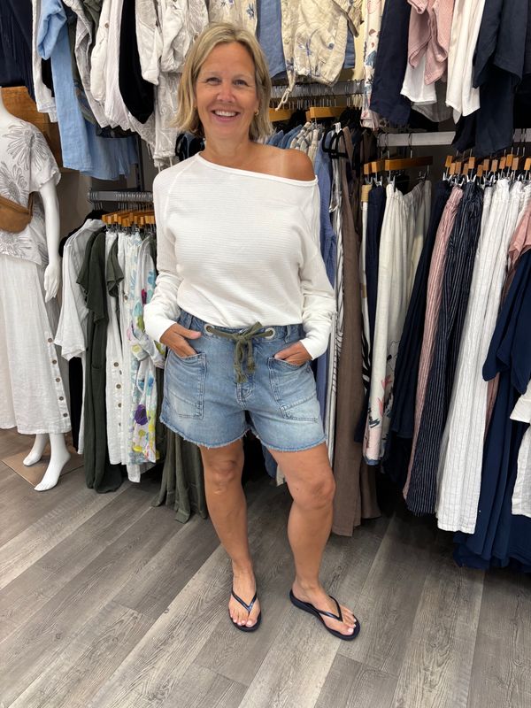 Free People Moxie Shorts Truest Blue