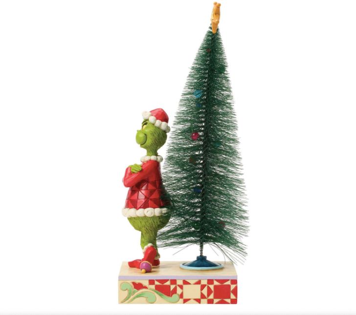 Jim Shore Grinch with Arms Crossed by Sisal Tree