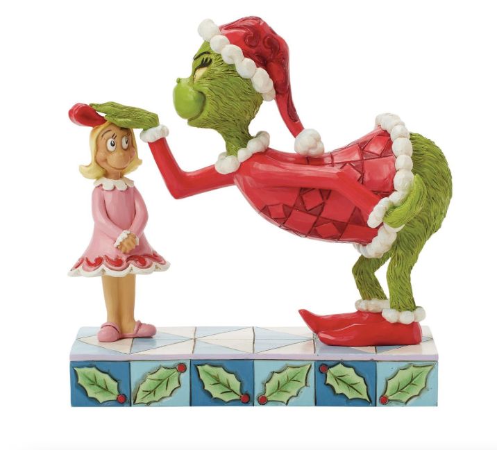 Jim Shore Grinch Patting Cindy Lou&#39;s Head