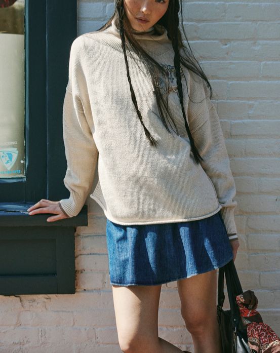 Free People WTF Torres Roll Neck