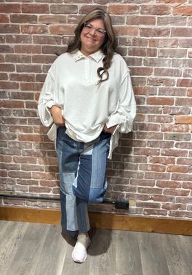 Shannon Passero Teona Crop Pant Patchwork