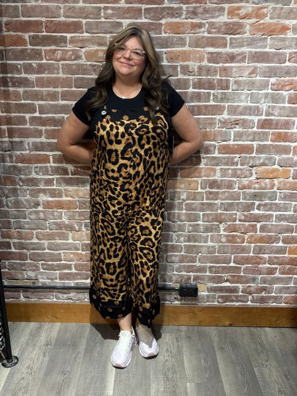 Shannon Passero Elora Overall Leopard Mix