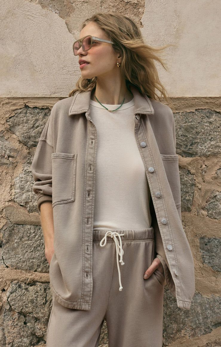 Z Supply All Day Knit Jacket Retreat