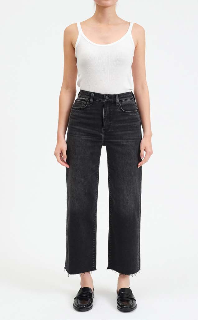 DAZE Pleaser High Rise Wide Ankle Twilight