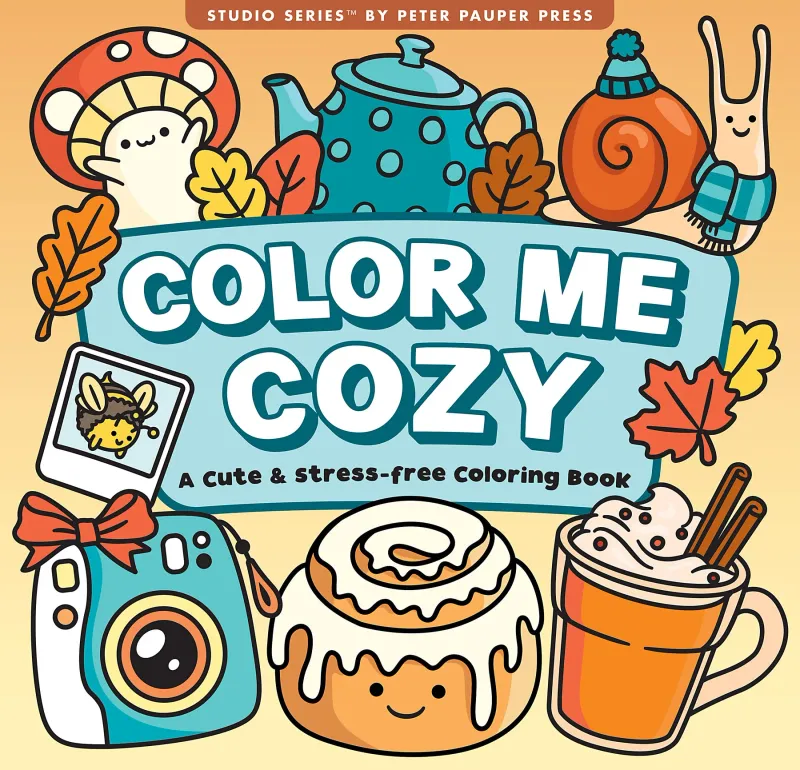 Peter Pauper Color Book Color Me Cozy
