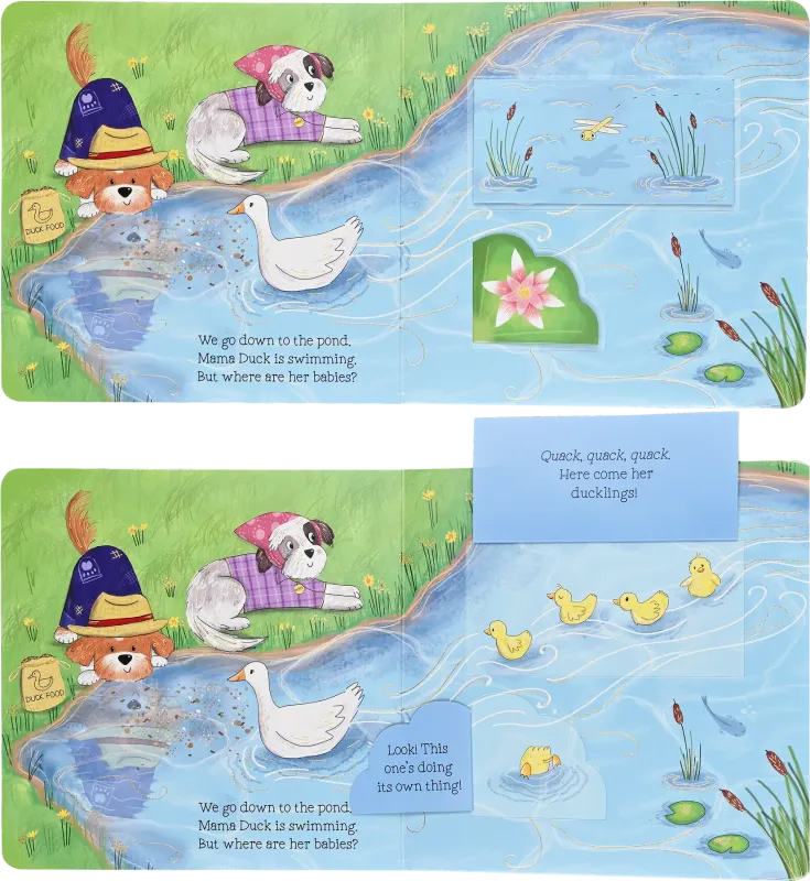 Peter Pauper Peek-a-Boo Baby Farm Animals