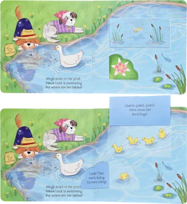 Peter Pauper Peek-a-Boo Baby Farm Animals