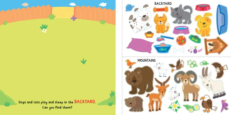 Peter Pauper My First Sticker Book Animals