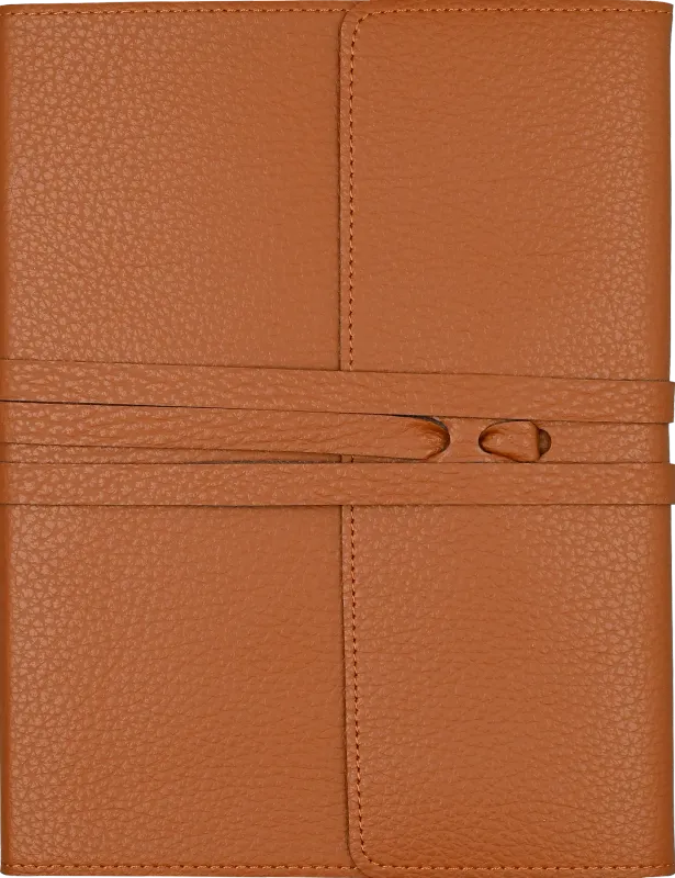 Peter Pauper Journal Leather Wrap Brown