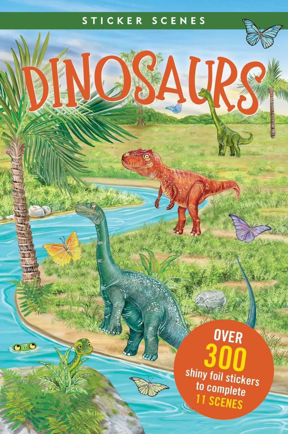 Peter Pauper Sticker Scenes Dinosaurs
