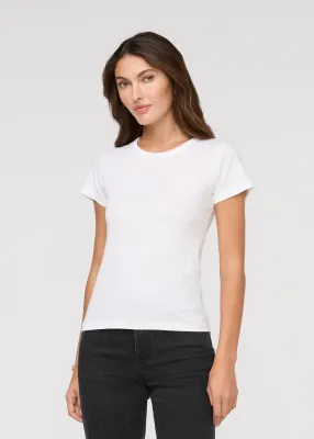 Duer PurePima Slim Crew White