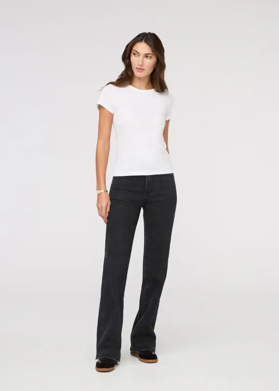 Duer PurePima Slim Crew White