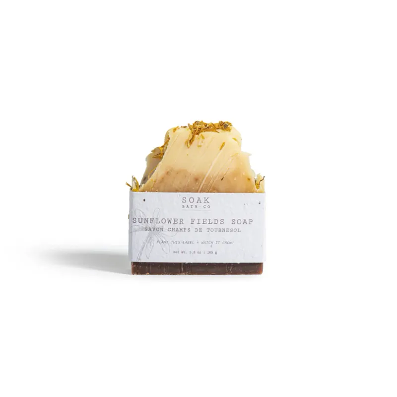 Soak Bath Co Sunflower Fields Soap Bar