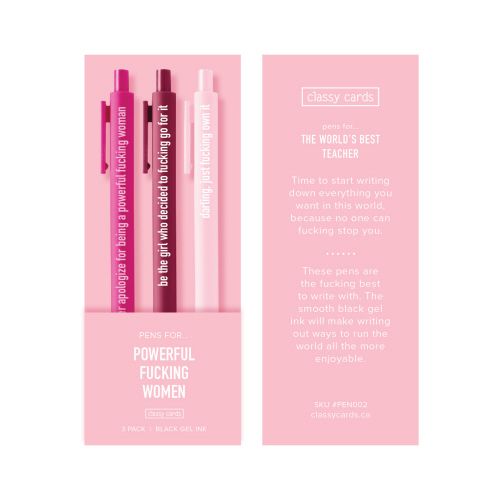 Classy Cards Pens Powerful Women