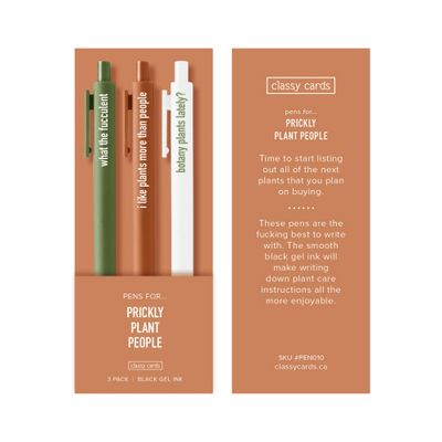 Classy Cards Pens Prickly Plants