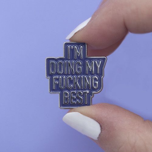 Classy Cards Enamel Pin Fucking Best