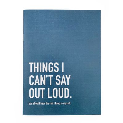 Classy Cards Notebook Can&#39;t Say
