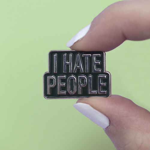 Classy Cards Enamel Pin I Hate People