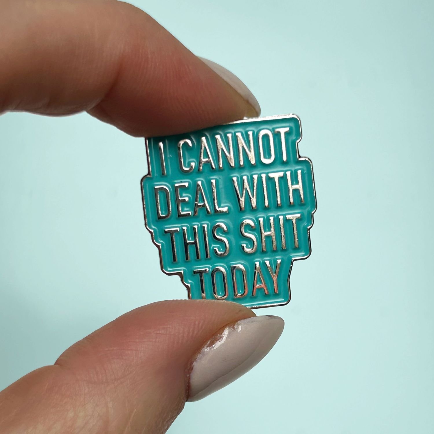 Classy Cards Enamel Pin Deal With This Shit