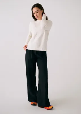 Lole Camila Crew Neck Sweater Cream Heather