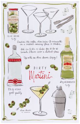 Danica Dishtowel Martini