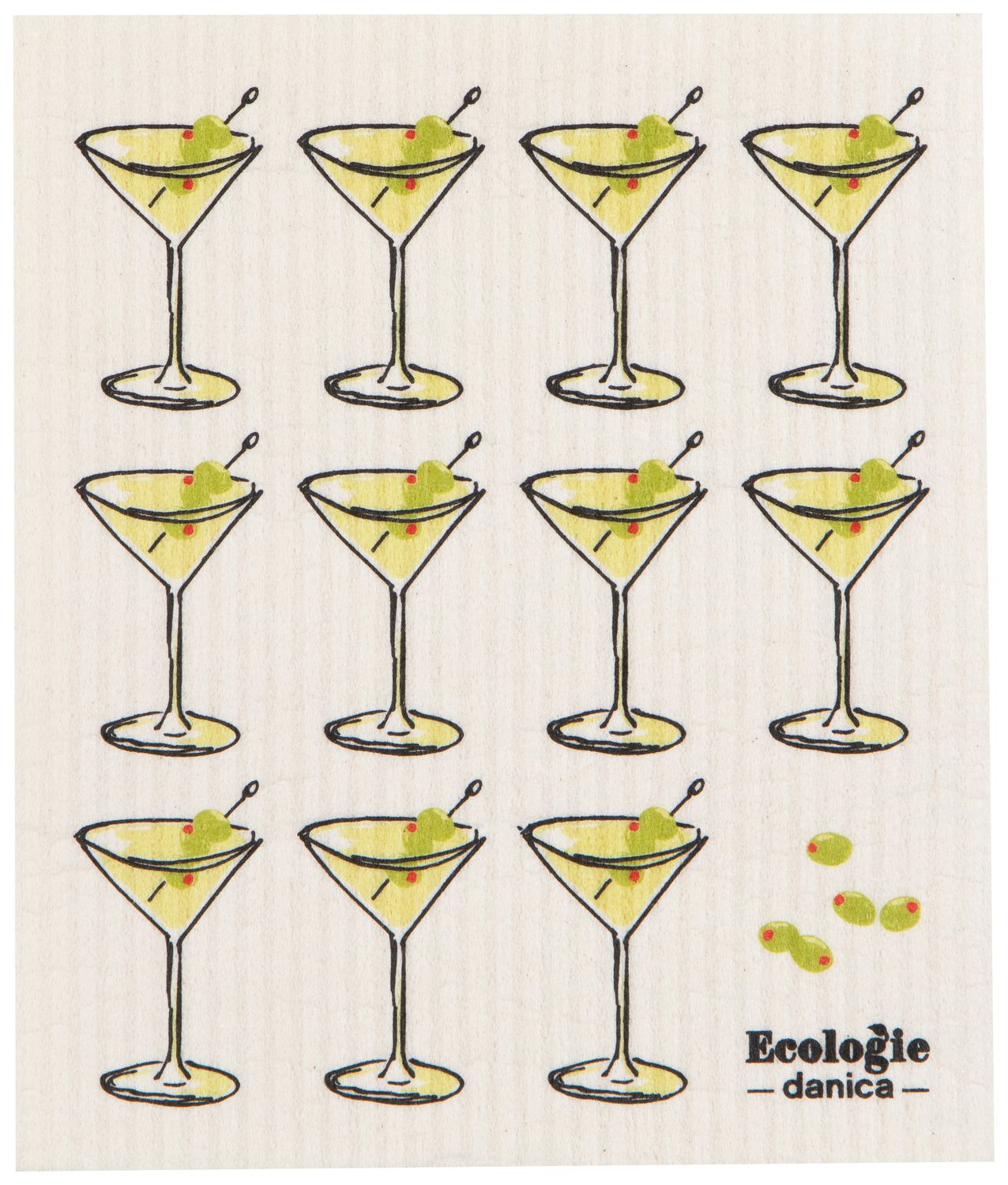 Danica Swedish Dishcloth Martini