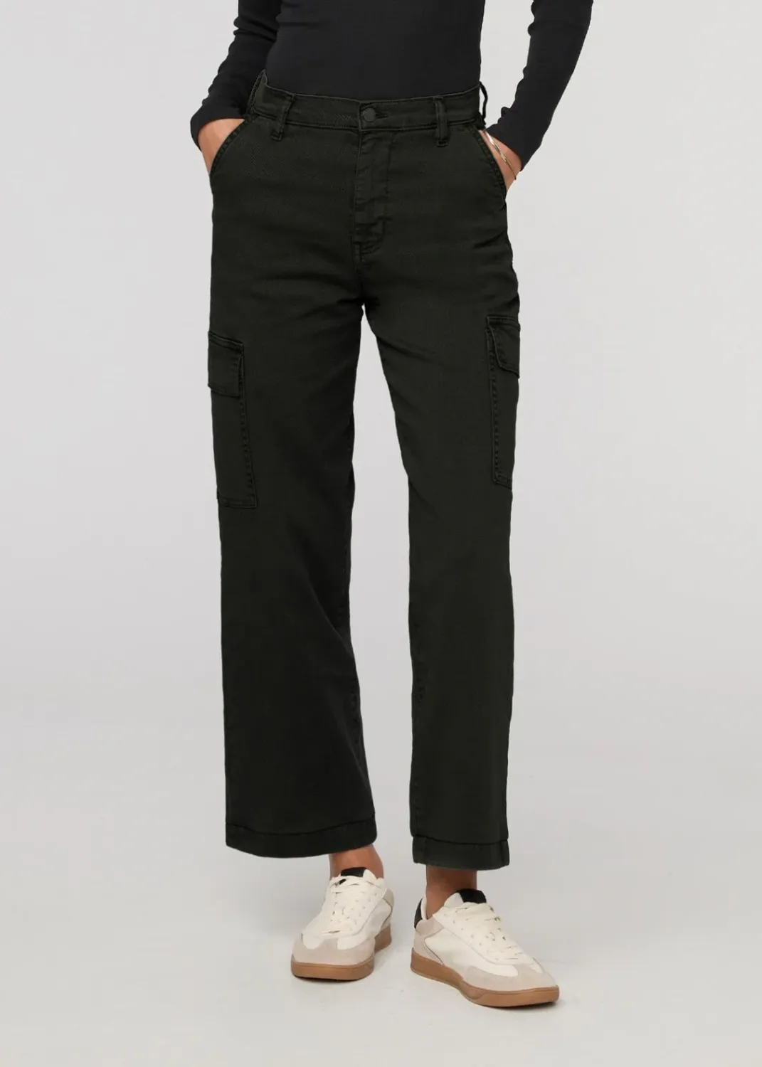 DUER LuxTwill High Rise Cargo Pant Evergreen