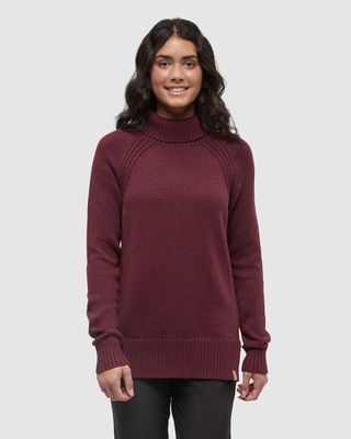 Ten Tree W Spokane Sweater Deep Burgundy