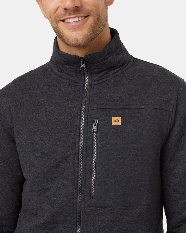 Ten Tree M Begbie Full Zip Meteorite Black