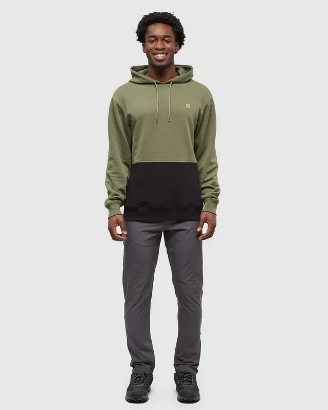Ten Tree M Howson Hoodie Deep Olive/Meteorite Black