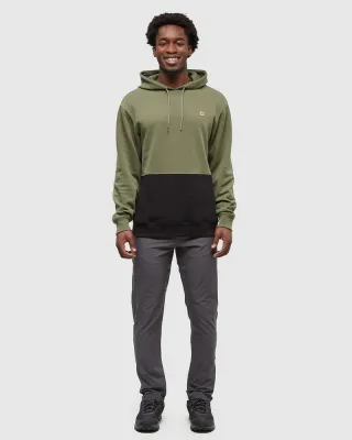 Ten Tree M Howson Hoodie Deep Olive/Meteorite Black
