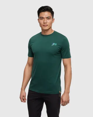 Ten Tree M Northern Aurora T-Shirt Forest Pine/Aur