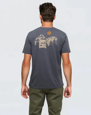 Ten Tree M Mountain Pass T-Shirt Graphite/Birchwood