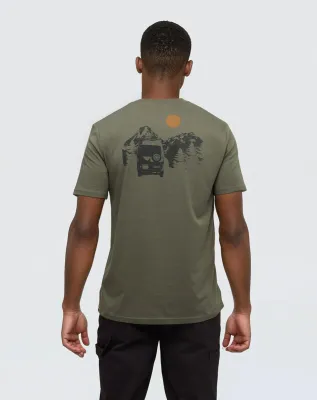 Ten Tree M Mountain Pass T-Shirt Deep Olive/Meteorite