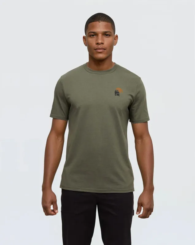 Ten Tree M Mountain Pass T-Shirt Deep Olive/Meteorite