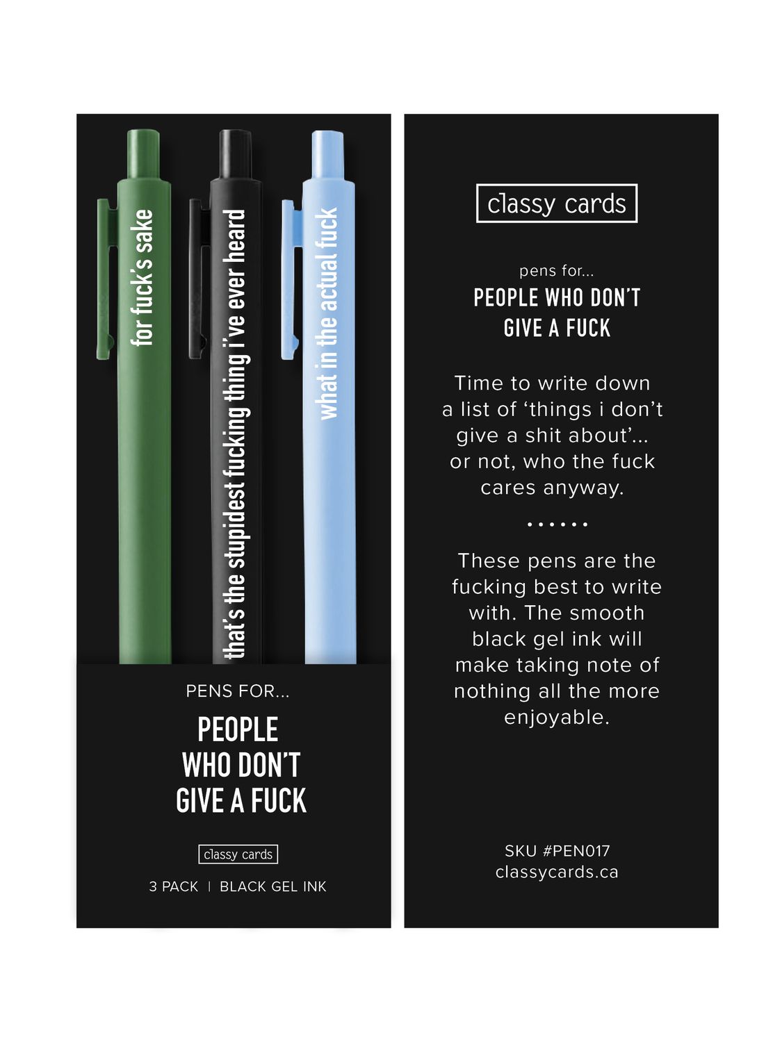 Classy Cards Pens People Who Don&#39;t Give