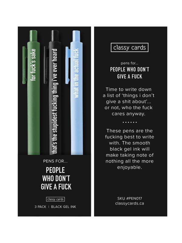 Classy Cards Pens People Who Don&#39;t Give